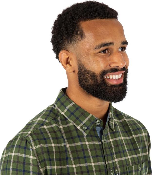 Actual product image Trespass Mens Withnell Checked Cotton Shirt (XXL)