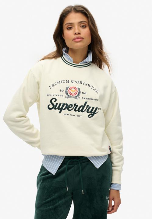 Produktbild Superdry COUNTRY CLUB LOOSE CREW Dames Trui (16)