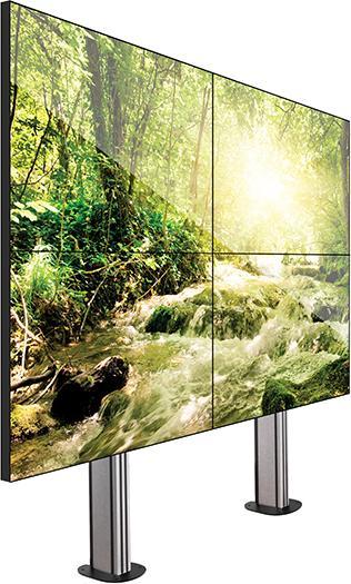 Image du produit b-tech BT8380-JPK - Plaque murale - noir - acier - 140,8 mm - 57 mm - 158 mm
