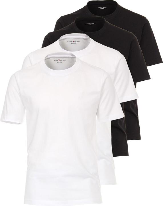 Casamoda 4er Pack Basic T-Shirt (S)