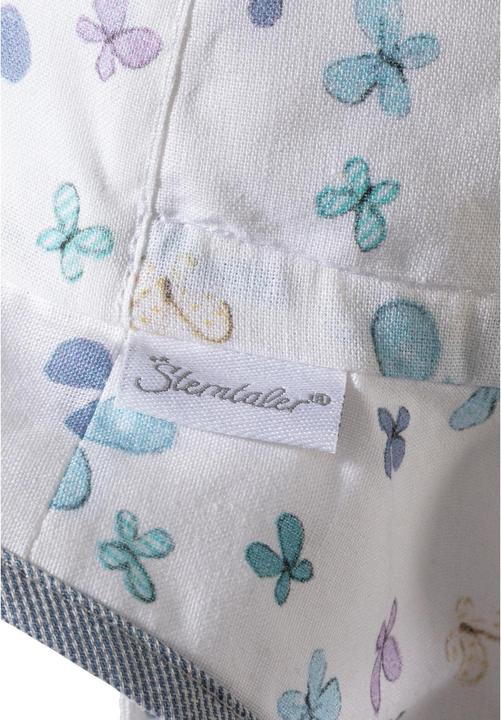 Produktbild Sterntaler Sonnenhut mit Nackenschutz Schmetterlinge Weiss Gr. 51 (51)