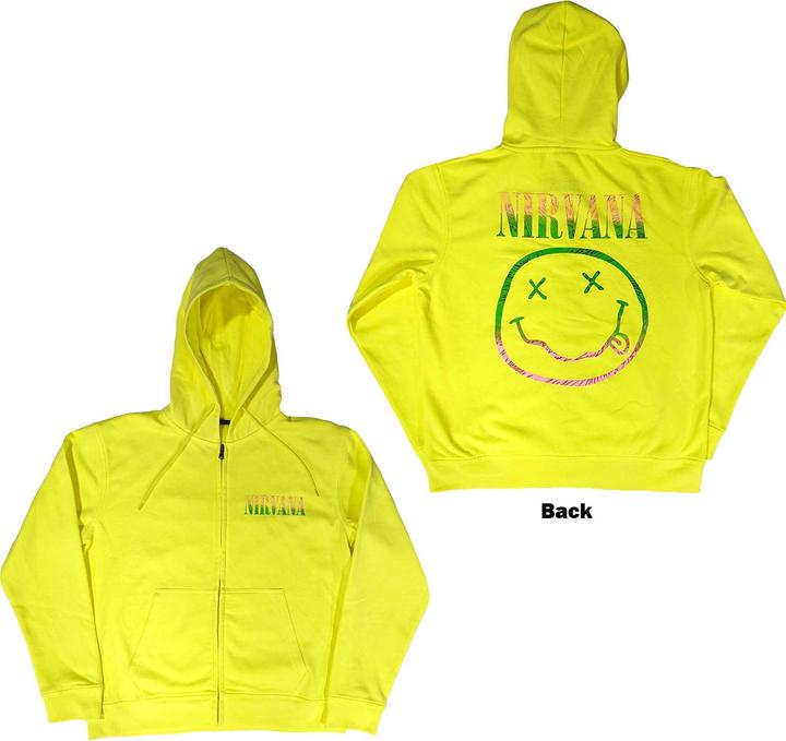 Nirvana Sorbet Ray Smiling Face (Zipper-Hoodie)