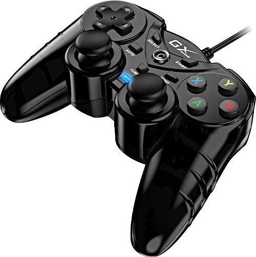 Actual product image Genius Gx-17uv USB Gamepad black (PS3, PC)