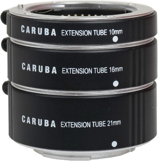 Actual product image Caruba Extension Tube Set Nikon 1 Series Aluminium (Macro intermediate ring, Nikon 1)