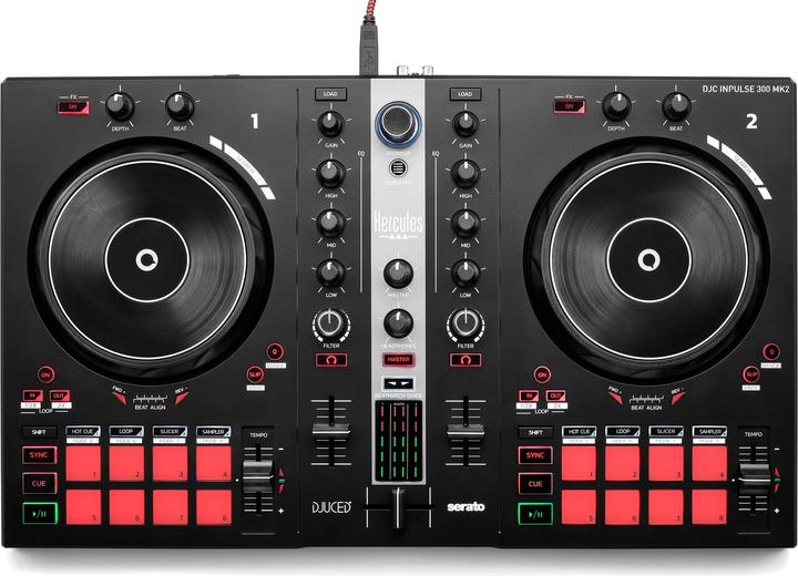 Image du produit Hercules Contrôleur de mixage DJ Essentials Kit retail