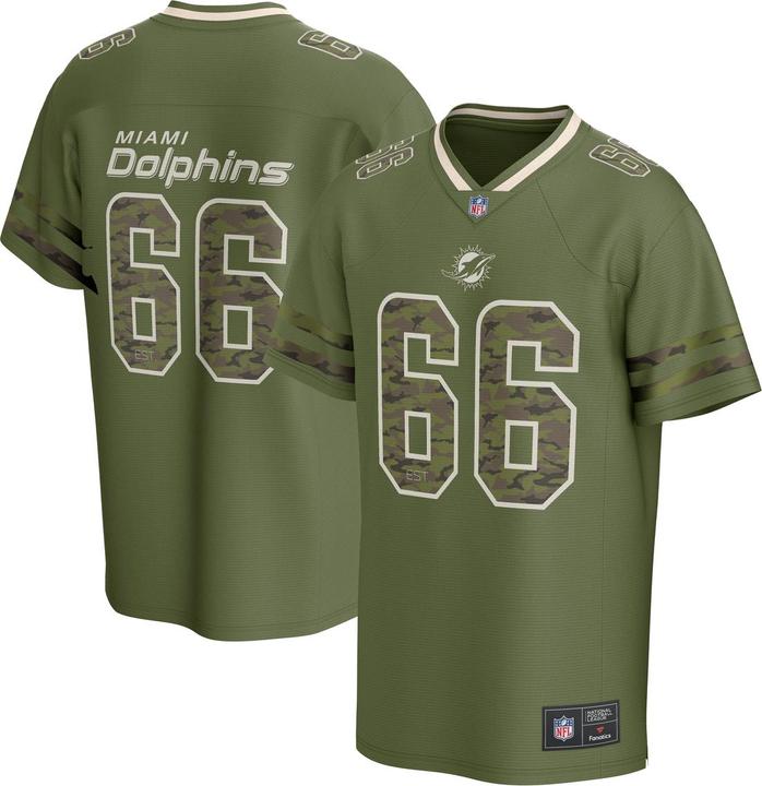 Immagine prodotto Fanatics Miami Dolphins NFL Supporters Jersey oliv camo - S (S)