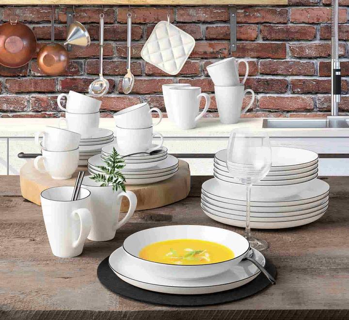 Produktbild Seltmann Lido Black Line Speiseteller (6 x, 26 cm)