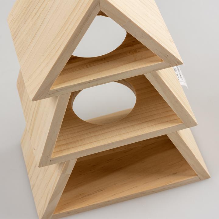 Actual product image Duvoplus Arbre à escalader en bois, 16x10x25cm