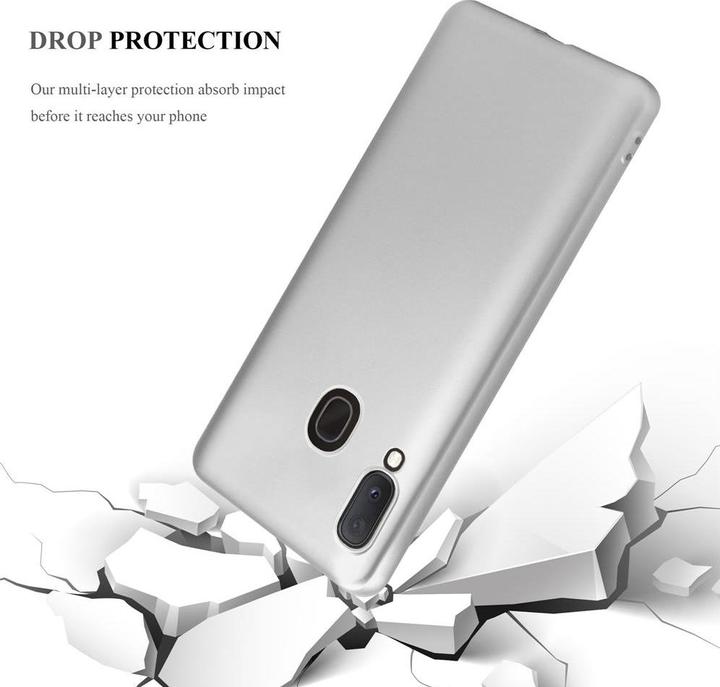 Produktbild Cadorabo TPU Matt Metallic Hülle (Samsung Galaxy A20e, Samsung Galaxy A10e)