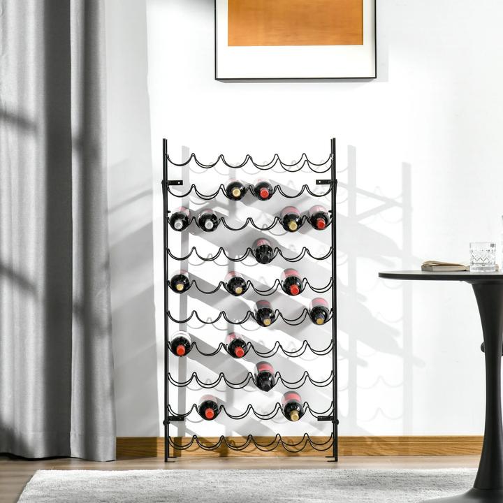 Image du produit Homcom Casier à vin (63 x 20.5 x 118 cm)