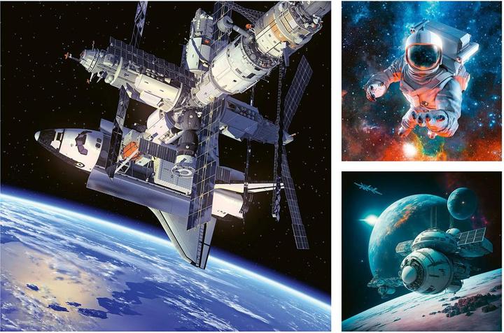 Produktbild Ravensburger Puzzle Space Adventure 3x49p (49 Teile)