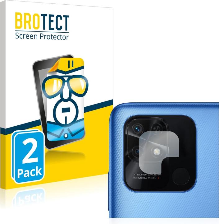 Actual product image BROTECT Screen Protector Clear (2 Piece, Xiaomi Redmi 10C)