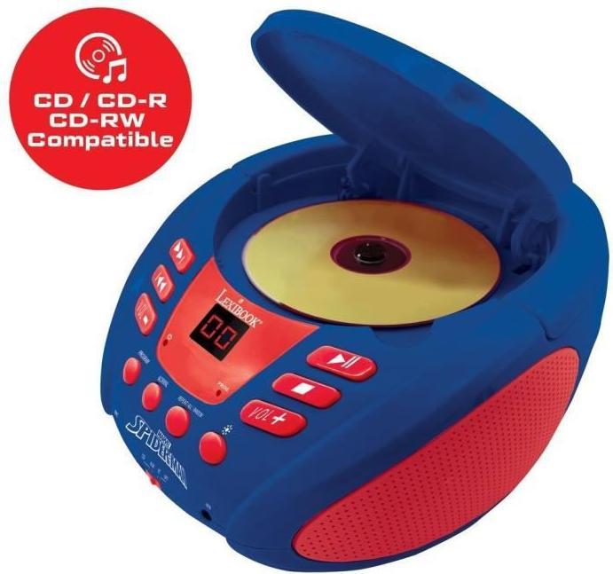 Actual product image Lexibook CD player Spider Man