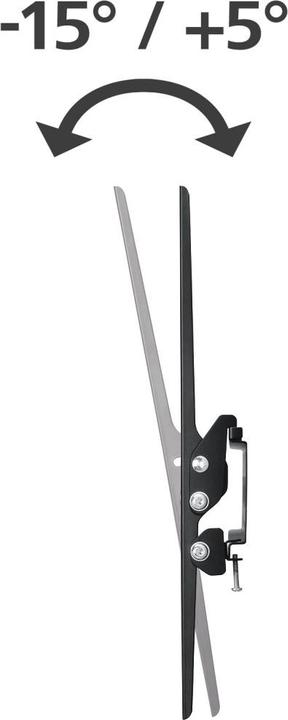 Actual product image Hama TV wall bracket, inclinable, 191 cm (75") up to 40 kg (Wall, 75", 40 kg)