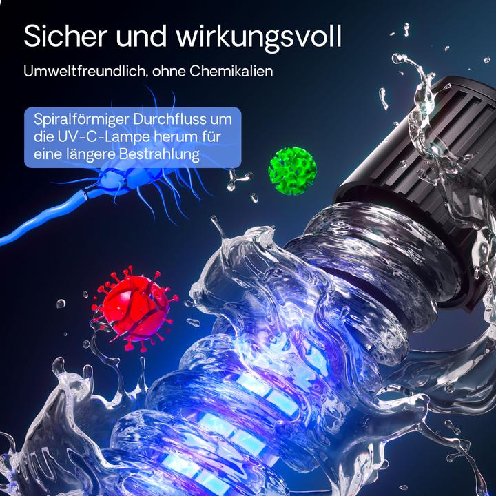 Produktbild SunSun UV-C 1500 l/h 9 W Teichklärer Vorklärgerät Wasserklärer Lichtfilter