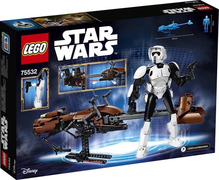 LEGO Star Wars Scout Trooper Speeder Bike (75532, LEGO Star Wars)