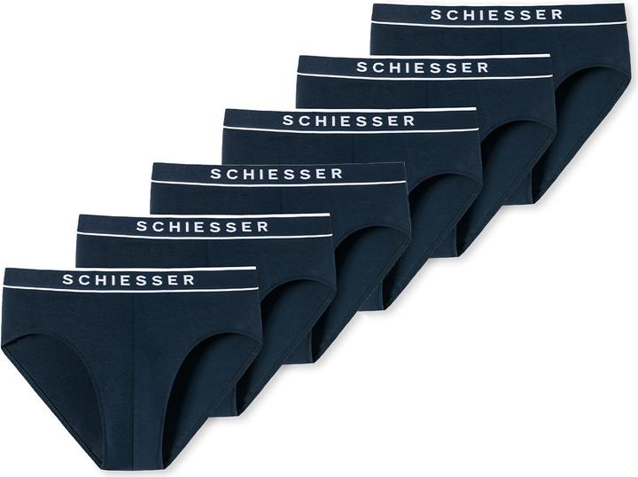 Actual product image Schiesser Pack of 6 95/5 Organic Cotton Rio Briefs / Underpants (XL, pack of 6)