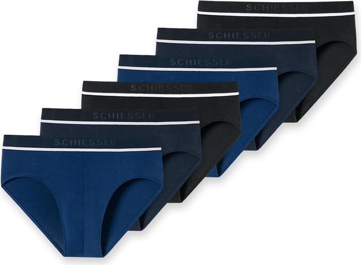 Immagine prodotto Schiesser Confezione da 6 slip / mutande Rio in cotone biologico 95/5 (XL, confezione da 6)