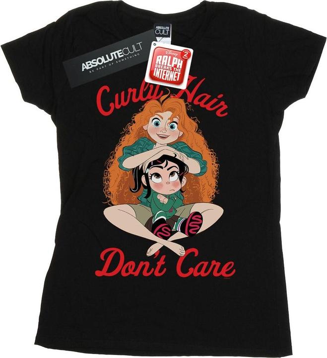 Actual product image Disney Womens/Ladies Wreck It Ralph Merida And Vanellope Cotton T-Shirt (XXL)