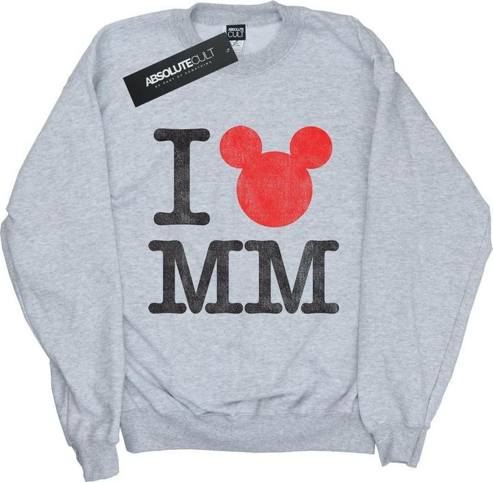 Immagine prodotto Disney Mickey Mouse I Love Mickey Felpa Ragazze (152, 158)