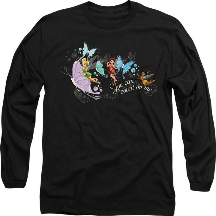 Actual product image Disney Interactive Studios Unisex Adult You Can Count On Me Tinker Bell & Rosetta T-Shirt (XXL)