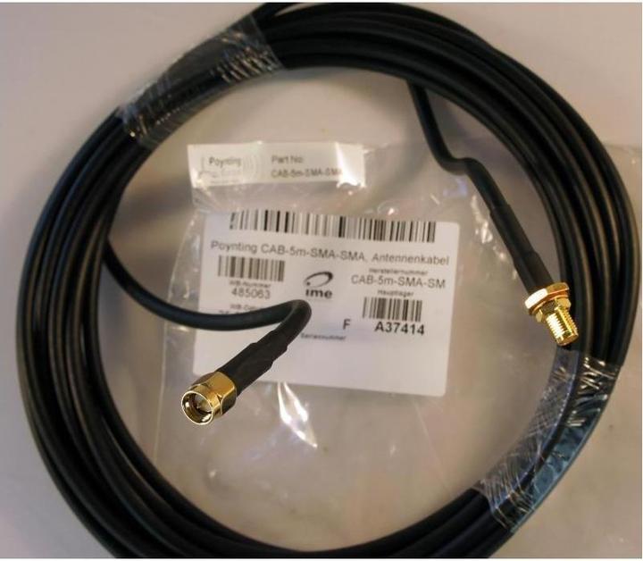 Actual product image Poynting A-CAB-093 - CAB-93, HDF195 Antenna cable SMA (m)/SMA (f), 5 m (Antenna cable)