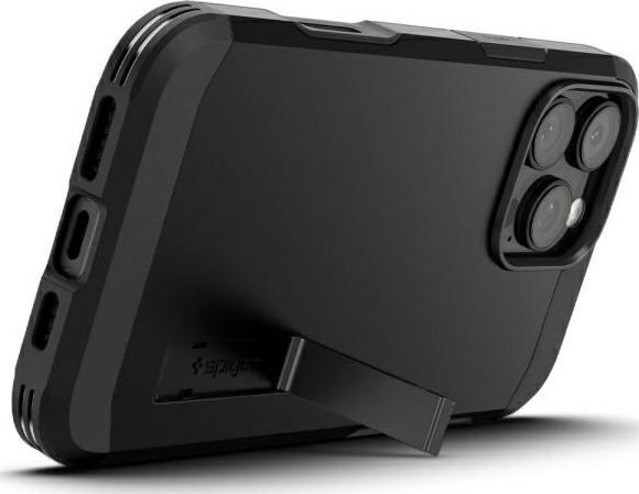 Actual product image Spigen Tough Armor "T" MAG iPhone 16 Pro Max 6.9" MagSafe czarny/black ACS08503 (Apple iPhone 16 Pro Max)