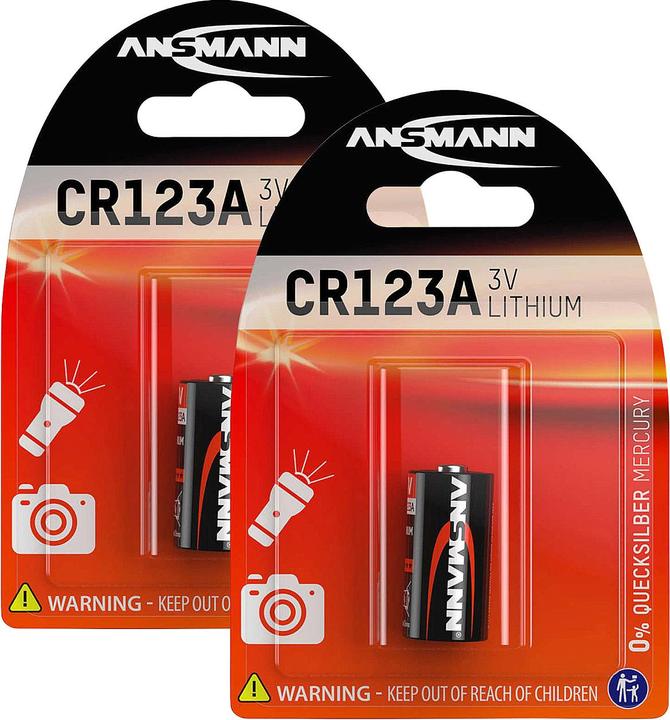 Produktbild Ansmann LithiumBatterie CR13 (1 Stk., RCR123A, 1500 mAh)