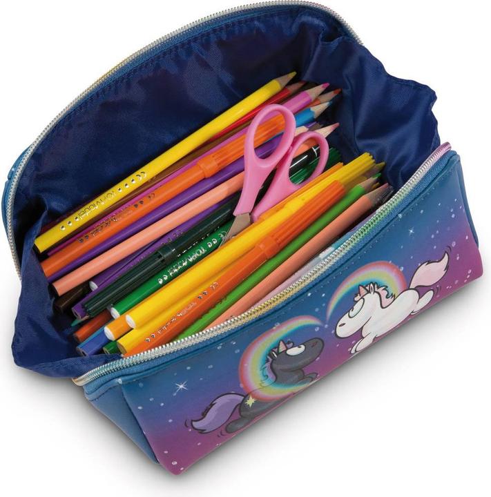 Image du produit NICI Pochette à crayons Licornes Star Bringer & Moon Keeper motif, 19,0 x 9,0 cm