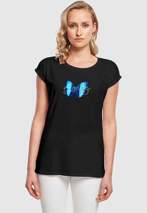 Immagine prodotto Merchcode Maglietta a spalla estesa Butterfly blu da donna - 111649 (3XL)