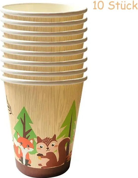 Image du produit ASMI 75-teiliges Party-Set Wald Tiere