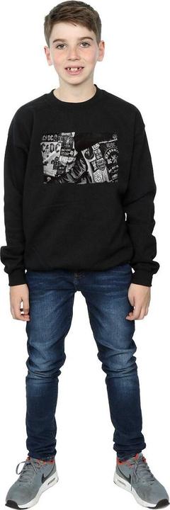 Actual product image AC/DC Boys Badges And Posters Collection Sweatshirt (152, 158)