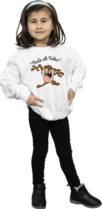 Immagine prodotto Looney Tunes Taz That's All Folks Felpa Ragazze (152, 158)