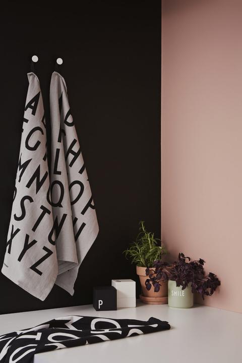 Immagine prodotto Design Letters Set di strofinacci ABC (set di 2) - nero