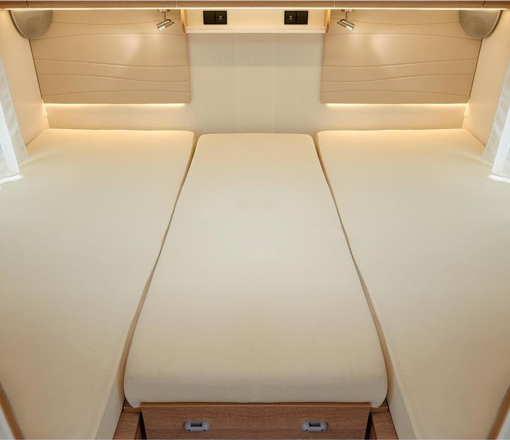 BettwarenShop Set rear bed (3 pcs) (18 cm)