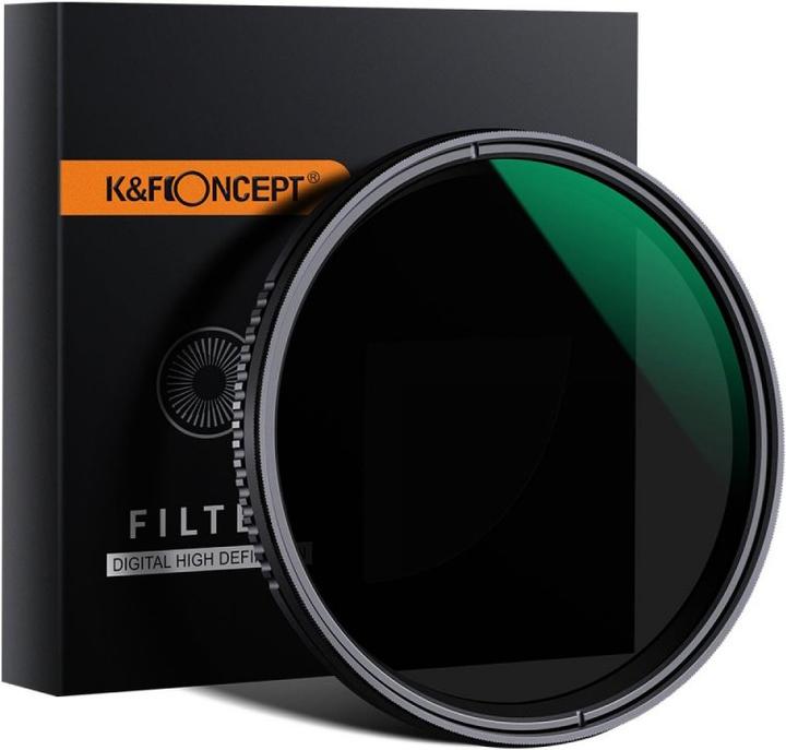 K&F Concept Variable ND filter ND8 to ND2000 (67 mm, Neutral density filter, 67 mm)