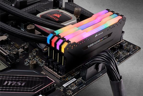Actual product image Corsair Vengeance RGB Pro (8 x 8GB, 3600 MHz, DDR4-RAM, DIMM)