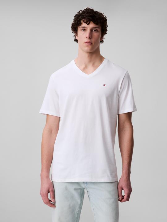 Produktbild Calvin Klein Jeans Ss Smooth Cttn Solid Vneck Tee (L)