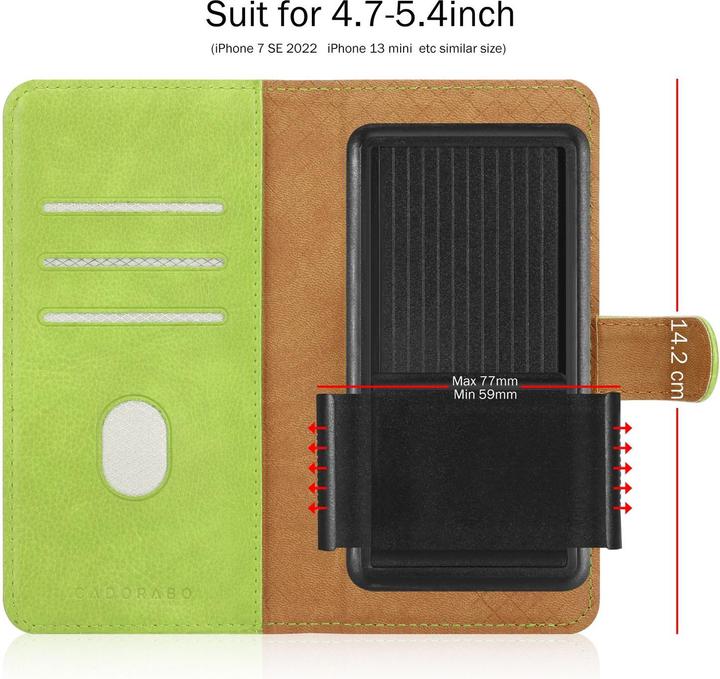 Produktbild Cadorabo Hülle für Samsung Galaxy ACE 3 Book Case Style (Samsung Galaxy Ace 3)