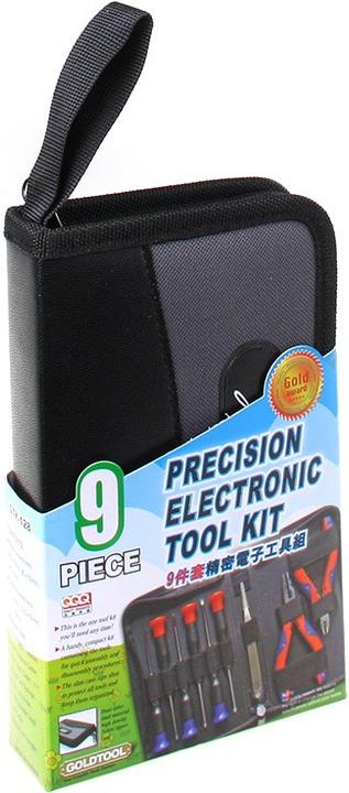 Actual product image InLine Tool set for computers and electronics, 9 pieces