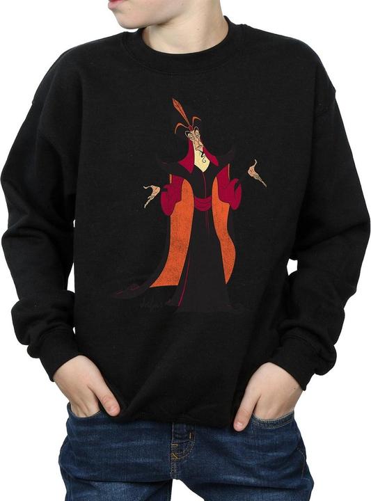 Actual product image Disney Boys Aladdin Classic Jafar Sweatshirt (116)