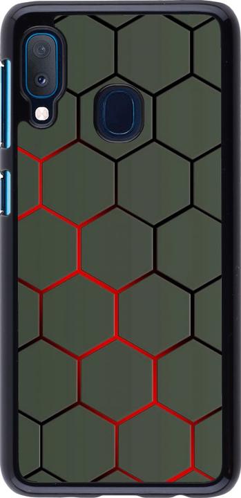 Produktbild PhoneLook Hülle Geometric Line red (Samsung Galaxy A20e)