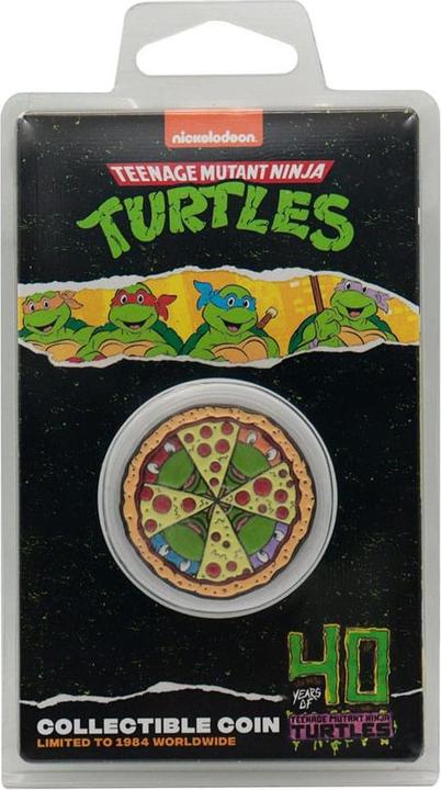 Produktbild Fanattik Teenage Mutant Ninja Turtles Sammelmünze 40th Anniversary Limited Edition (2024)