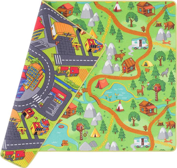 Actual product image Pergamon Strassenteppich Beidseitig Strassenlandschaften (160 x 160 cm)