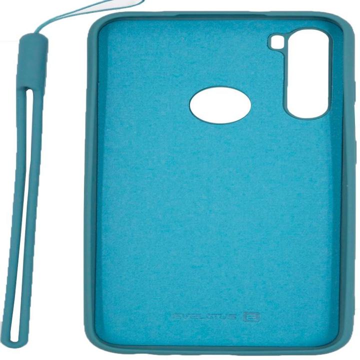 Actual product image Evelatus Xiaomi Redmi Note 8 / Redmi Note 8 2021 Soft Touch Silicone Case with Strap (Xiaomi Redmi Note 8)