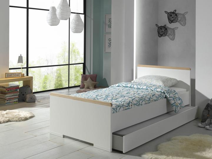 Image du produit Vipack Lit London avec caisson extensible (90 x 200 cm)