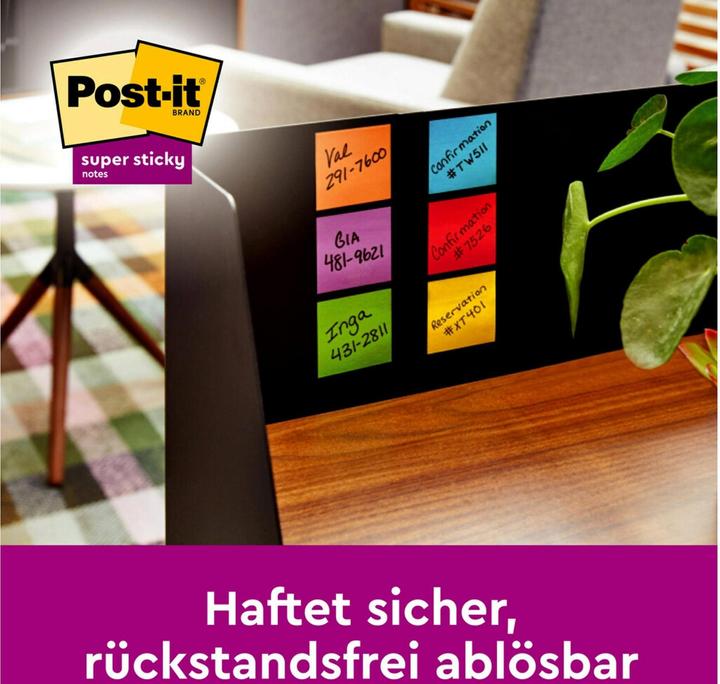 Produktbild Post-it Super Sticky (76 x 127 mm)