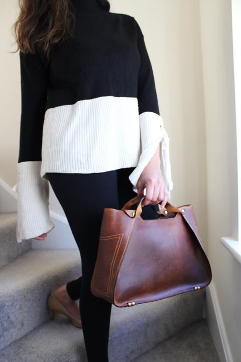 Produktbild Only-Bags.Store Lederhandtasche, Umhängetasche, Top Handle Bag, Weihnachtsgeschenk