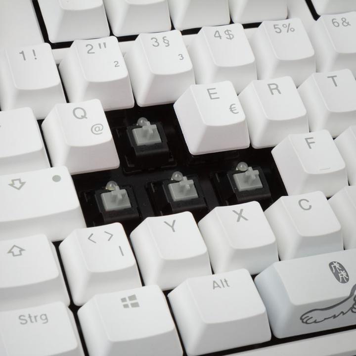 Actual product image Ducky One 2 White Edition (DE, Cable)