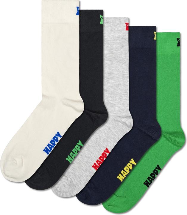 Image du produit Happy Socks Solid Socks (Pack de 5, 36 - 40)